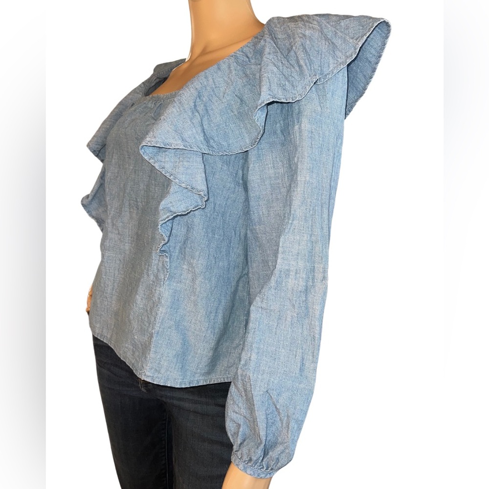 j.crew denim top - Picture 6 of 13